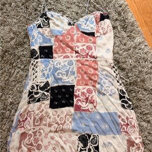 Aritzia Wilfred brand Patchwork Dress